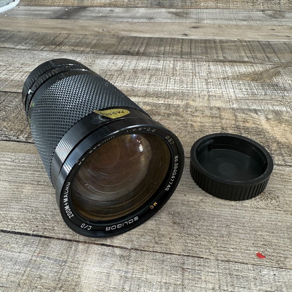 Soligor Lens 35-200mm 1:3.8-5.3 Zoom Macro